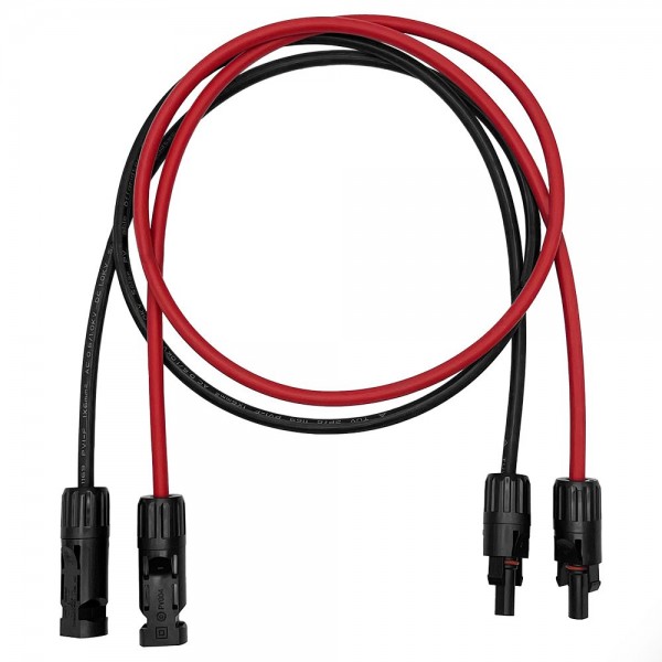 Solar Kabel Verlängerung 6mm MC4 St/BU 2x1m