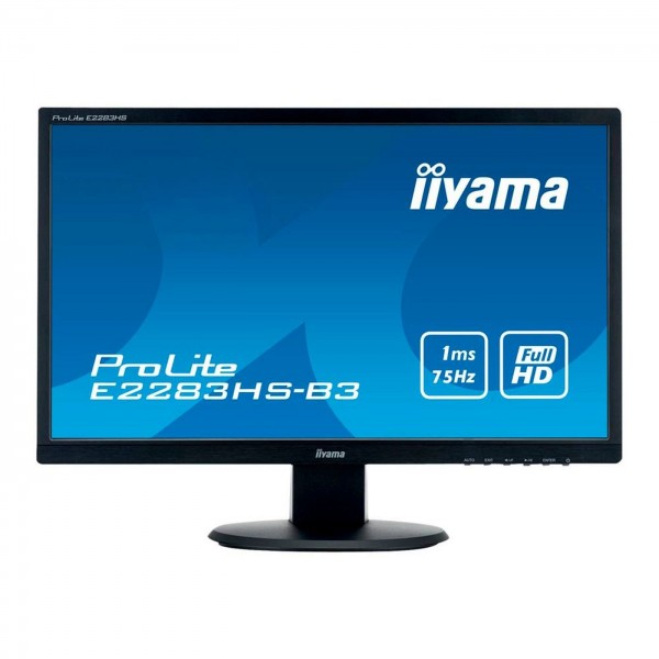 Monitor 22" Iiyama Prolite E2283HS-B5 FHD HDMI VGA DP LS