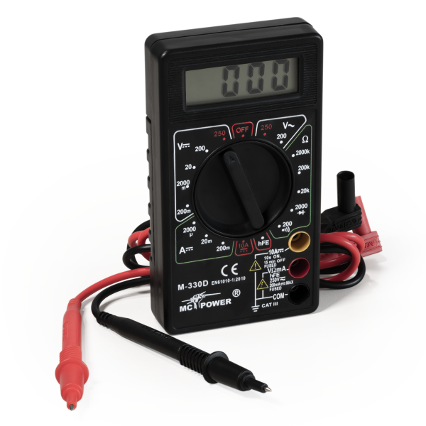 Messgerät Multimeter Digital M330D schwarz